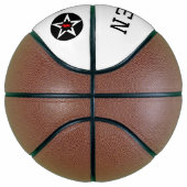 Persoonlijke naam sterren basketbal (Rechts)