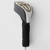 Persoonlijke NAAM Stier Schedel Westerse Ranch Golfheadcover (Schuin)