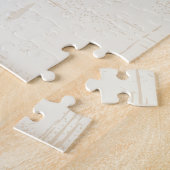 Persoonlijke NAAM Stier Schedel Westerse Ranch Legpuzzel (Zijkant)