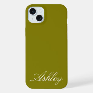 Persoonlijke naam stijlvol modern elegant minimaal iPhone 15 plus case
