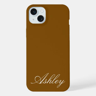 Persoonlijke naam stijlvol modern elegant minimaal iPhone 15 plus case