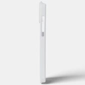 Persoonlijke naam stijlvol modern minimaal lichtgr Case-Mate iPhone case (Achterkant / Links)
