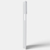 Persoonlijke naam stijlvol modern minimaal lichtgr Case-Mate iPhone case (Achterkant / Rechts)