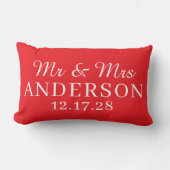 Persoonlijke naam stijlvolle moderne minimalistisc kussen (Voorkant)