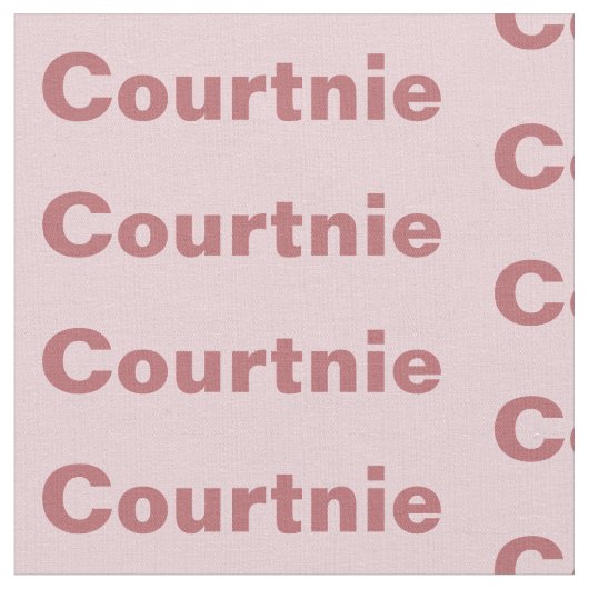 Persoonlijke naam stof (Close Up)