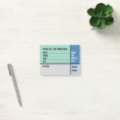 Persoonlijke naam telefoonbericht kantoor post-it® notes (Kantoor)