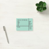 Persoonlijke naam telefoonbericht kantoor post-it® notes (Kantoor)