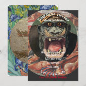 Persoonlijke naam Tiki Bar Uw plaats & Staat t-Shi Kaart (Voorkant / Achterkant)