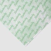 Persoonlijke naam tissuepapier (Detail)