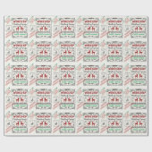 Persoonlijke naam Uitdrukkelijke levering Verpakki Cadeaupapier (Vlak)