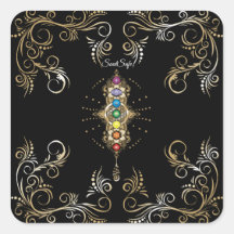 Persoonlijke naam Uitgelijnd Gold Chakra