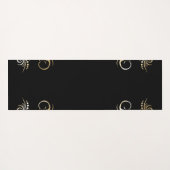 Persoonlijke naam Uitgelijnd Gold Chakra Yogamat (Achterkant (horizontaal))