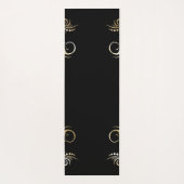 Persoonlijke naam Uitgelijnd Gold Chakra Yogamat (Achterkant)