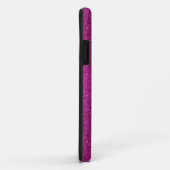 Persoonlijke naam unicorn roze glitter Case-Mate iPhone case (Achterkant/rechts)