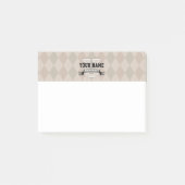 Persoonlijke naam Universiteit Cool Funny College Post-it® Notes (Voorkant)