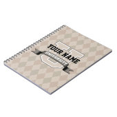 Persoonlijke naam Universiteit Cool Funny Familie Notitieboek (Linkerzijde)