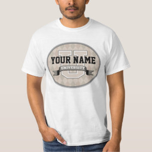 Persoonlijke naam Universiteit Cool Funny Familie T-shirt