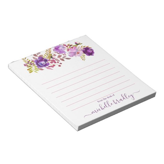 Persoonlijke naam | Van de bureau van de blocnote (Schuin)