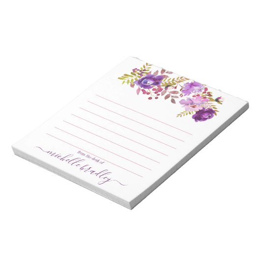 Persoonlijke naam | Van de bureau van de blocnote (Linkerzijde)