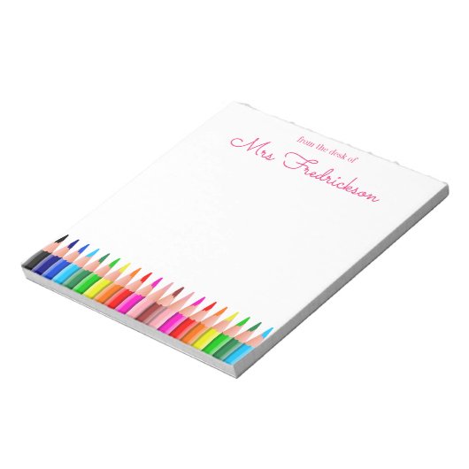 Persoonlijke naam | Van de bureau van de blocnote (Linkerzijde)