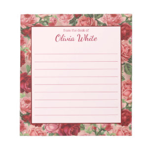 Persoonlijke naam   Van de bureau van de blocnote