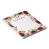 Persoonlijke naam | Van de bureau van de blocnote (Schuin)