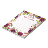 Persoonlijke naam | Van de bureau van de blocnote (Linkerzijde)