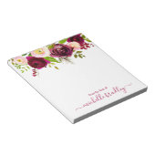 Persoonlijke naam | Van de bureau van de blocnote (Schuin)