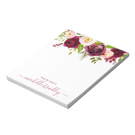 Persoonlijke naam | Van de bureau van de blocnote (Linkerzijde)