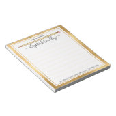 Persoonlijke naam | Van de bureau van de blocnote (Schuin)