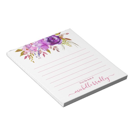 Persoonlijke naam | Van de bureau van de blocnote (Schuin)