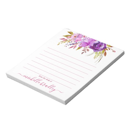 Persoonlijke naam | Van de bureau van de blocnote (Linkerzijde)