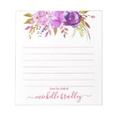 Persoonlijke naam | Van de bureau van de blocnote (Voorkant)