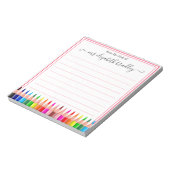 Persoonlijke naam | Van de bureau van de blocnote (Linkerzijde)