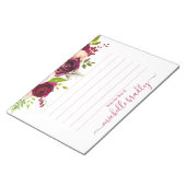 Persoonlijke naam | Van de bureau van de blocnote (Schuin)