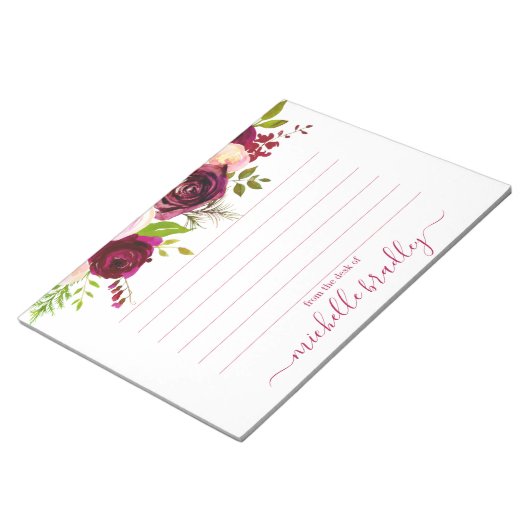 Persoonlijke naam | Van de bureau van de blocnote (Schuin)