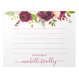 Persoonlijke naam   Van de bureau van de blocnote