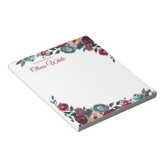 Persoonlijke naam | Van de bureau van de blocnote (Schuin)