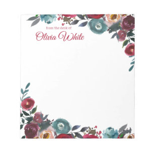 Persoonlijke naam Van de bureau van de blocnote