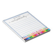 Persoonlijke naam | Van de bureau van de blocnote (Schuin)