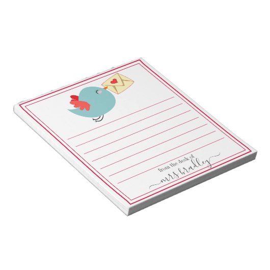 Persoonlijke naam | Van de bureau van de blocnote (Schuin)