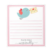 Persoonlijke naam | Van de bureau van de blocnote (Voorkant)