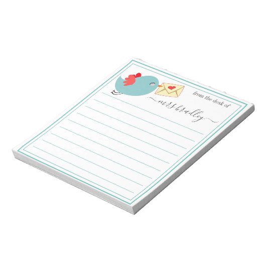 Persoonlijke naam | Van de bureau van de blocnote (Linkerzijde)