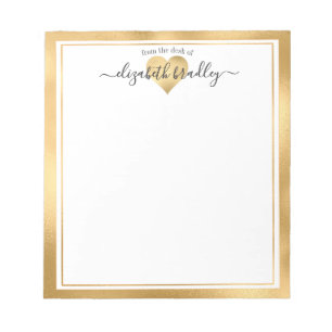 Persoonlijke naam   Van de bureau van de blocnote