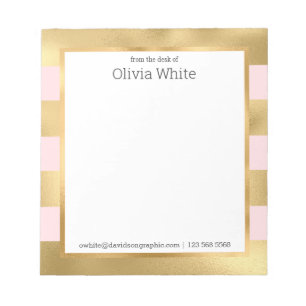 Persoonlijke naam   Van de bureau van de blocnote