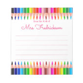 Persoonlijke naam | Van de bureau van de blocnote (Voorkant)