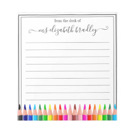 Persoonlijke naam | Van de bureau van de blocnote