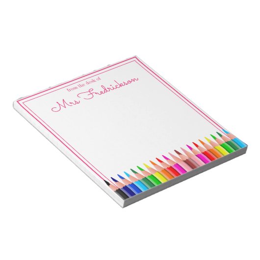 Persoonlijke naam | Van de bureau van de blocnote (Schuin)