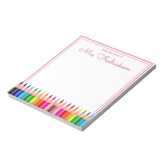 Persoonlijke naam | Van de bureau van de blocnote (Linkerzijde)