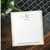 Persoonlijke naam | Van de bureau van de blocnote